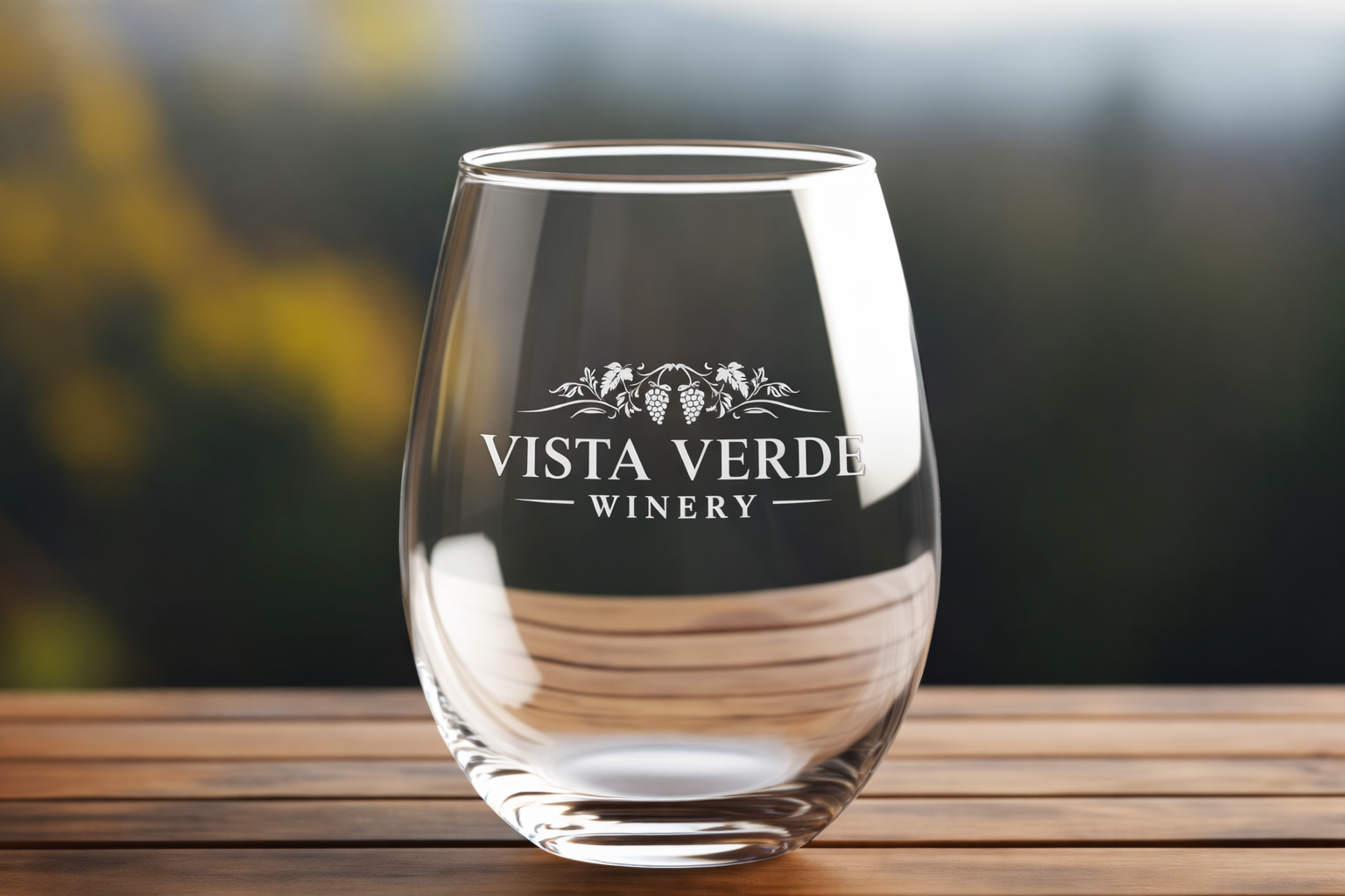 Stemless Wine Glass
