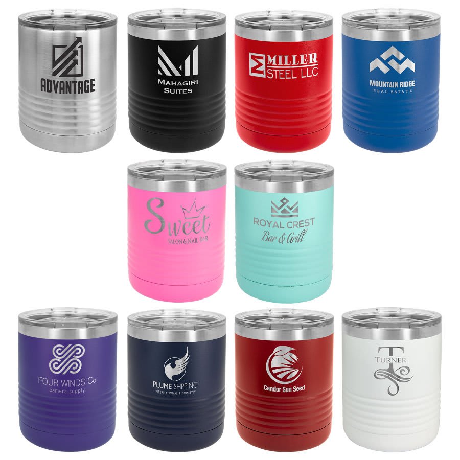 10oz Polar Camel Ringneck Tumbler - Laser Engraved
