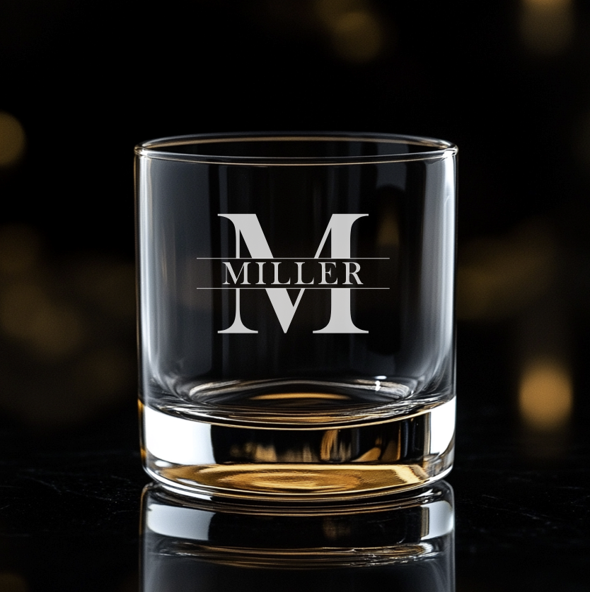 Rocks Glass -Laser Engraved
