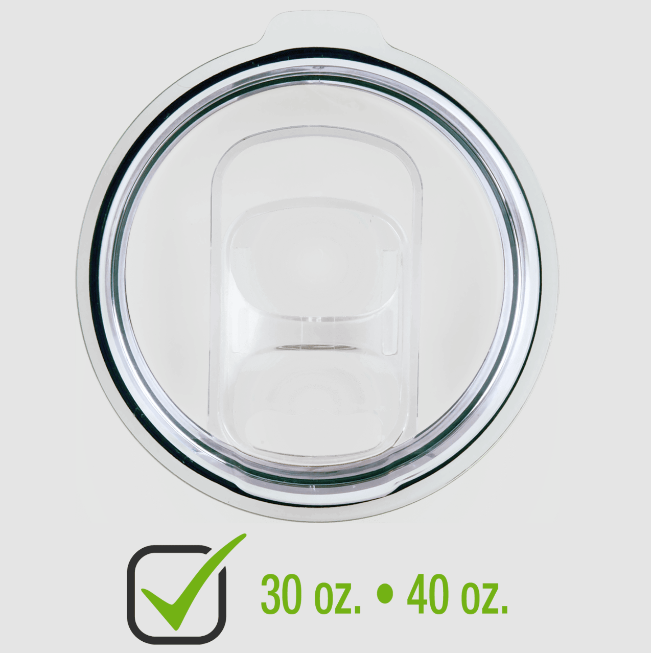 Polar Camel Upgraded SLIDER LID for 30oz Tumblers, 32 and 40oz Travel Mugs